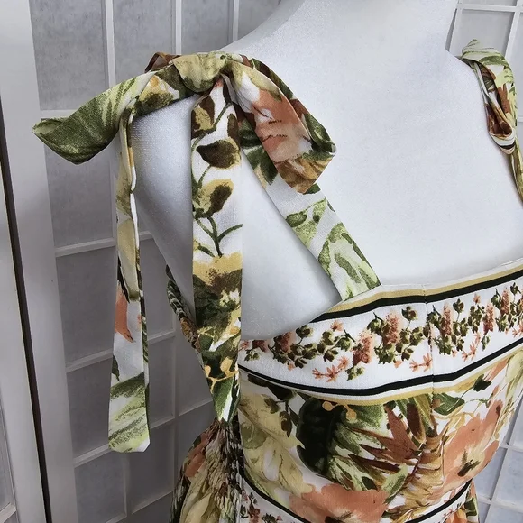 Joie Floral Maxi Dress - Multicolor - Picture 8 of 8